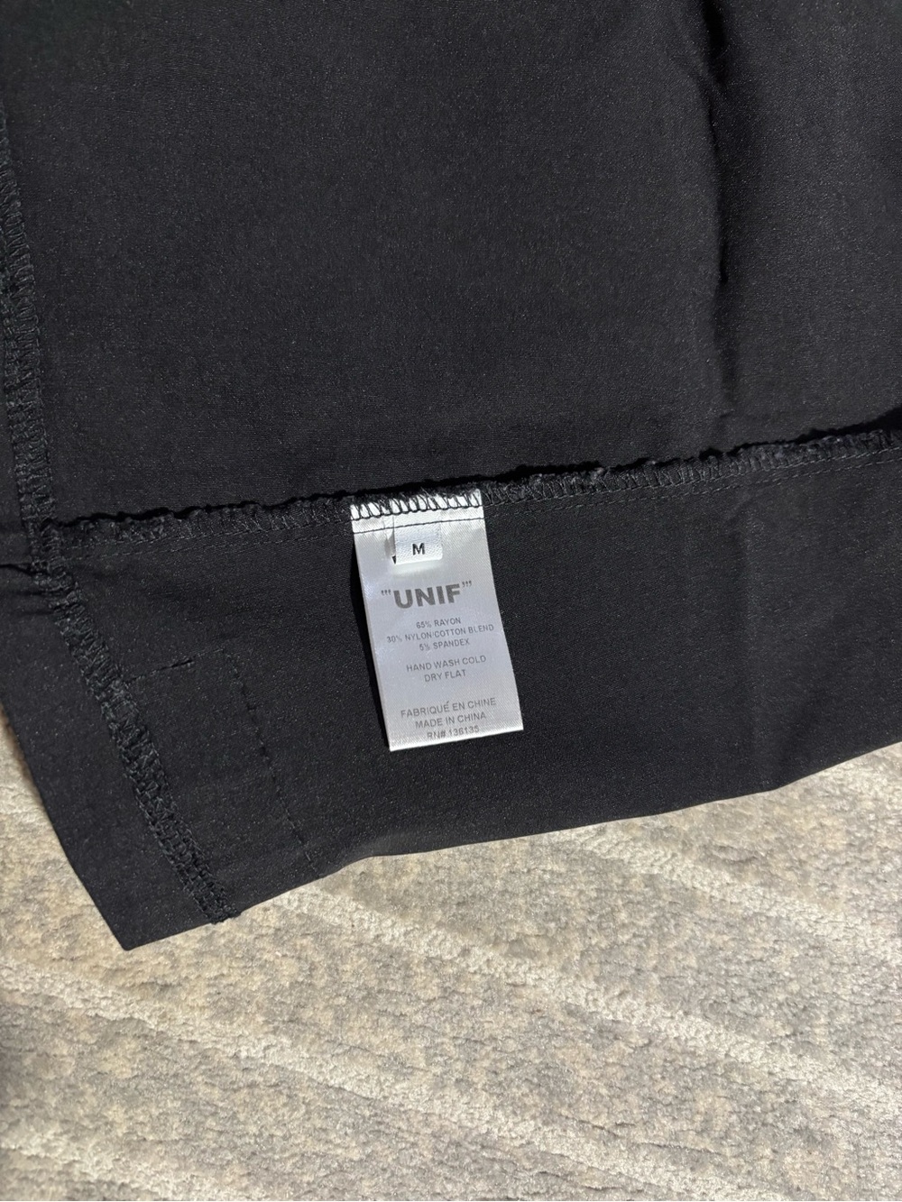 UNIF O-Ren Black Mini Skirt - Picture 4 of 5